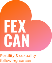 Logo in the shape of a horizontal heart containing the text Fex-Can