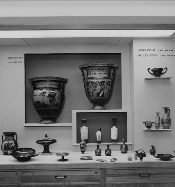 Classical Antiquities on display.