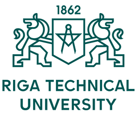 The logo of Riga Technical University