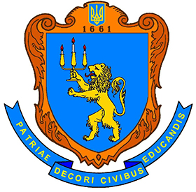 The logo of Ivan Franko National University of L’viv