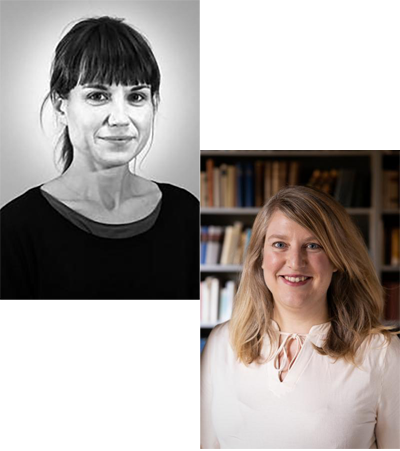 Porträtt bilder Moa Mårtensson och Johanna Söderström