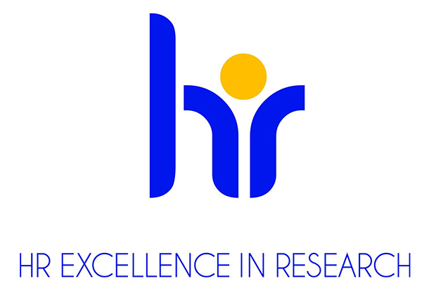 Bilden föreställer logotypen för HR Excellence in Research