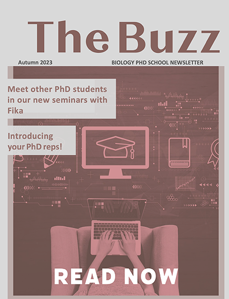 Framsida av PhD School Newsletter