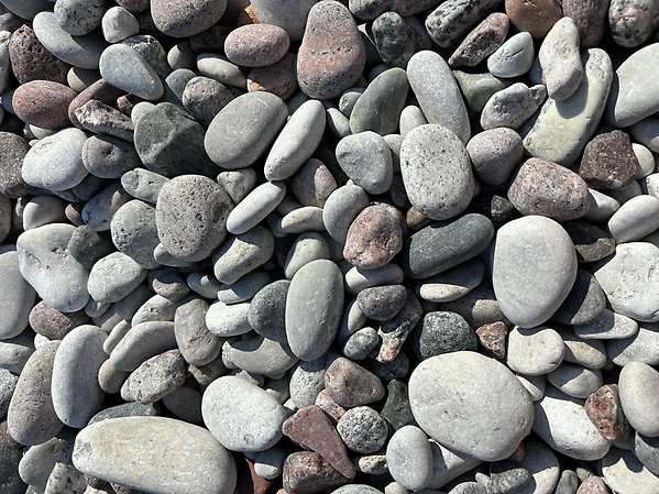 Stenar på en strand