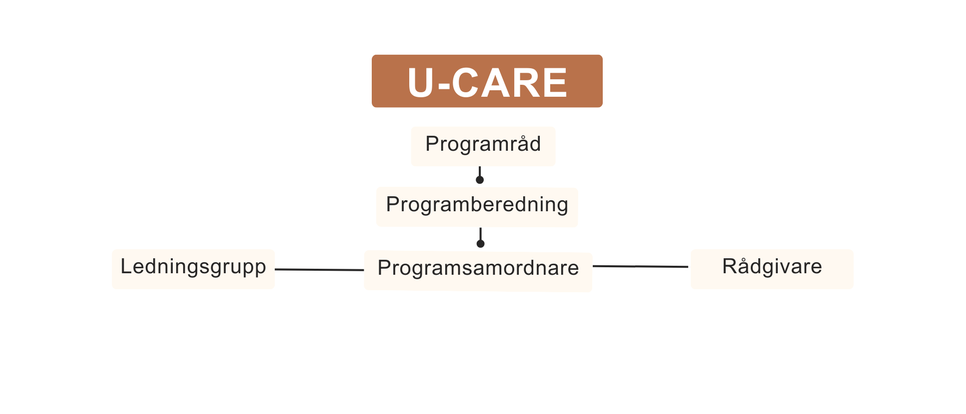 U-CARE Organisationsschema