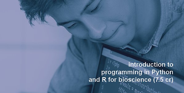 Introduction to Programming in Python and R for Bioscience (7.5 cr)