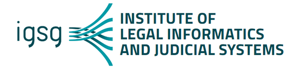 Inistute of legal informatics and judicial systems akronym, logotyp och namn