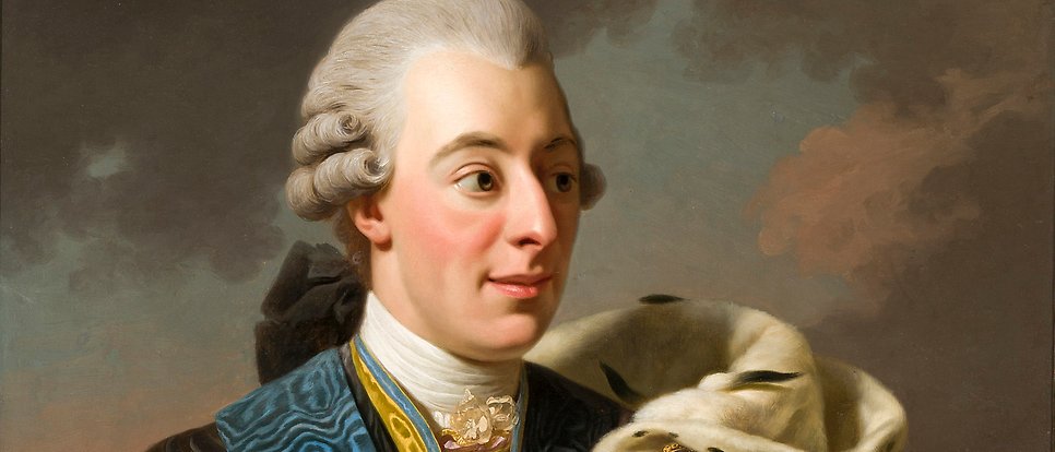 Målat porträtt av Gustav III 