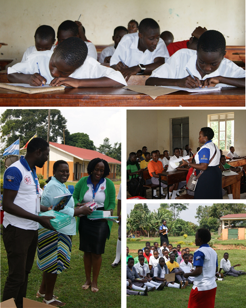 Workshop participants visited two secondary schools.