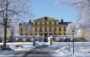 Krusebergs herrgård i snö