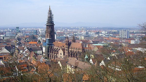 Utsikt över Freiburg