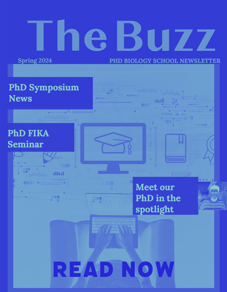 Framsida på PhD School Newsletter 2