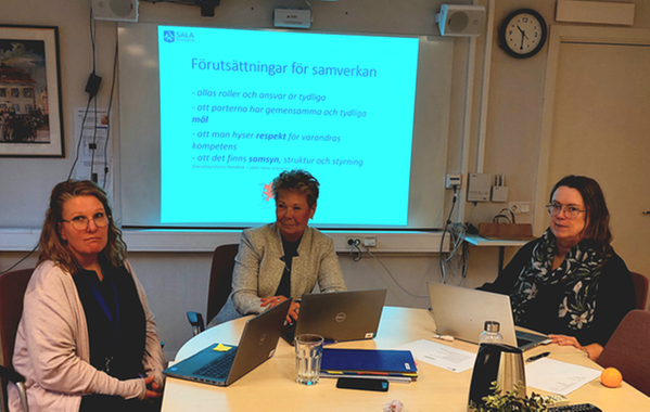 Cecilia Nordqvist, Maria Magnusson och Marita Björklund