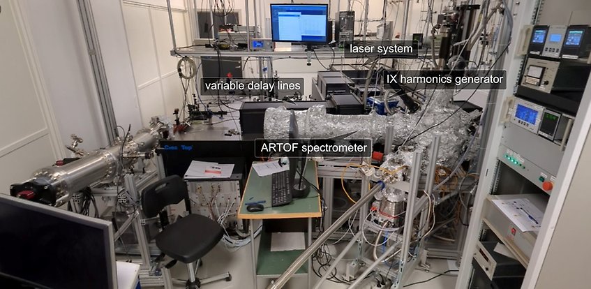 Ångström femtosecond laser laboratory: side view from the Photo-Emission Spectroscopy Station